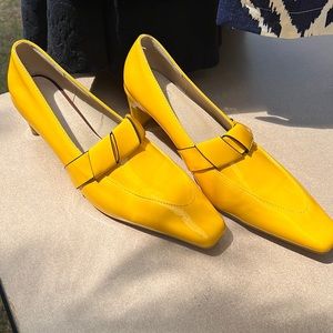 Stacked Pump Heels, never worn, 2” heel